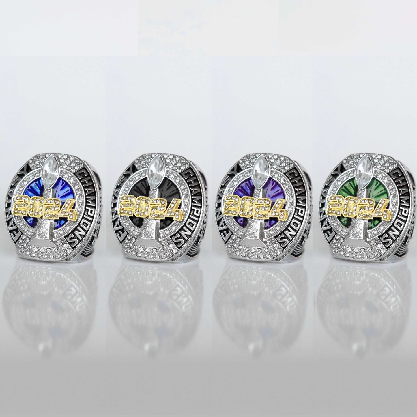 2024 Fantasy League Champion (Dynasty Champ) CUSTOM NAME (2 Custom Sides) - FoxRings Exclusive - FFL Football Championship Ring - Fox - Rings
