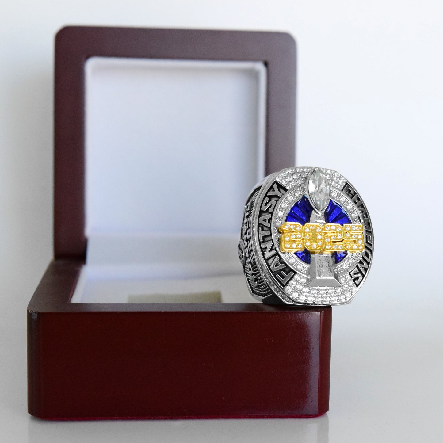 2025 Fantasy League Champion (Dynasty Champ) - FoxRings Exclusive - FFL Football Championship Ring