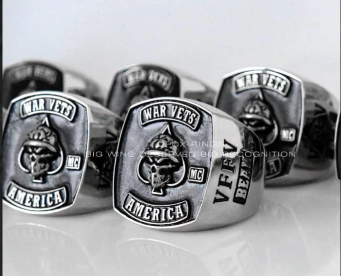 War Vets MC - Motorcycle Club Ring