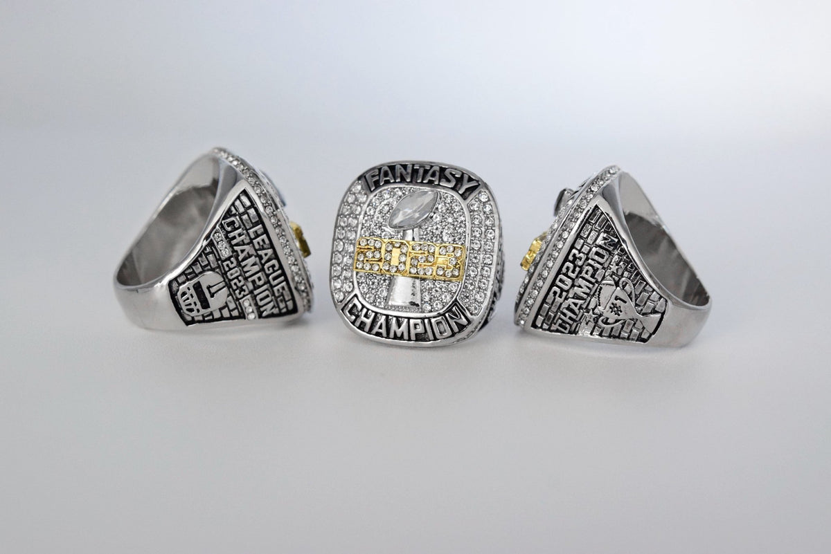 Fantasy 2023 League Champion (Elite Design) - FoxRings Exclusive - FFL Football Championship Ring - Fox - Rings