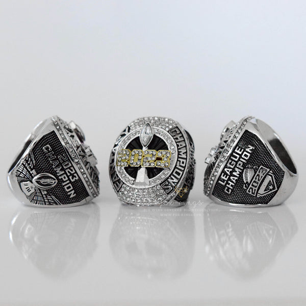 Fantasy 2023 League Champion (Dynasty Champ) - FoxRings Exclusive - FFL Football Championship Ring