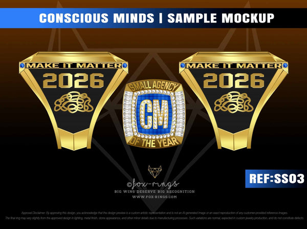 Conscious Minds Small Agency of the Year - 2026 Ring Order