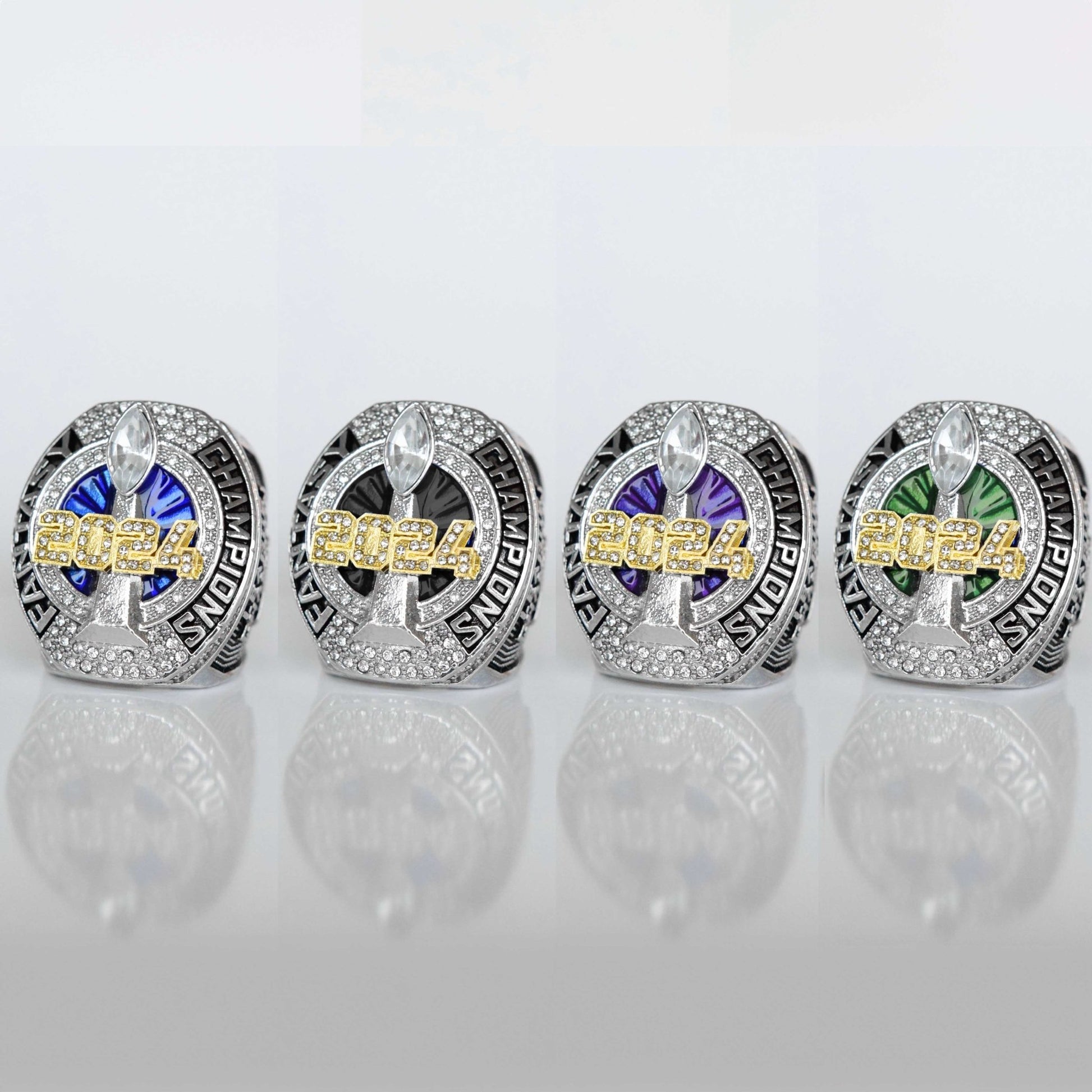 2024 Fantasy League Champion (Dynasty Champ) CUSTOM NAME (2 Custom Sides) - FoxRings Exclusive - FFL Football Championship Ring - Fox - Rings