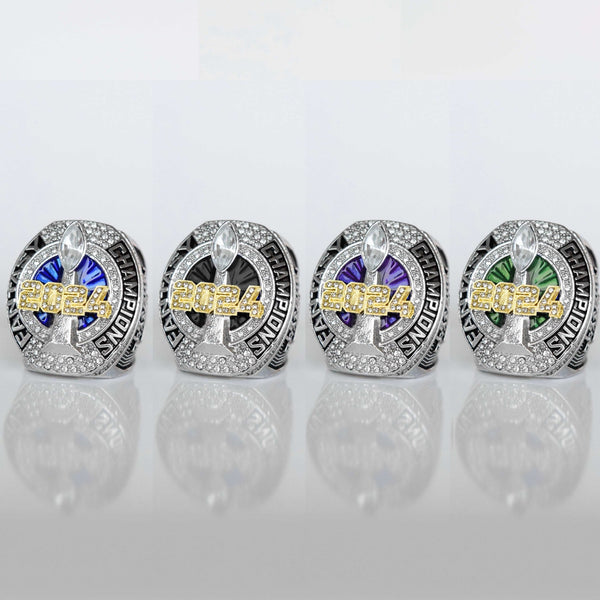 2024 Fantasy League Champion (Dynasty Champ) CUSTOM NAME (2 Custom Sides) - FoxRings Exclusive - FFL Football Championship Ring - Fox - Rings