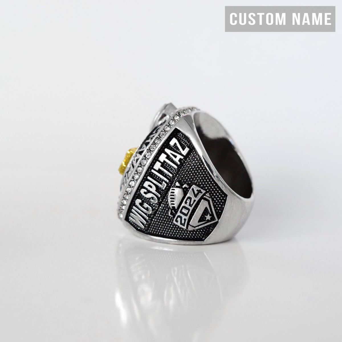 2024 Fantasy League Champion (Dynasty Champ) CUSTOM NAME (2 Custom Sides) - FoxRings Exclusive - FFL Football Championship Ring - Fox - Rings