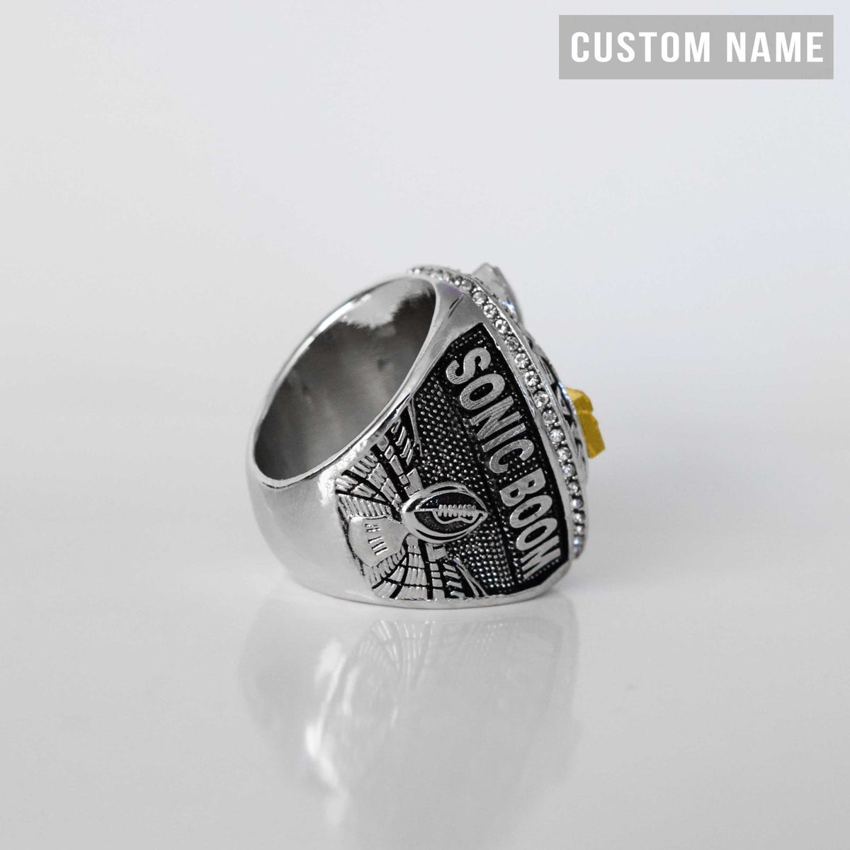 2024 Fantasy League Champion (Dynasty Champ) CUSTOM NAME (2 Custom Sides) - FoxRings Exclusive - FFL Football Championship Ring - Fox - Rings