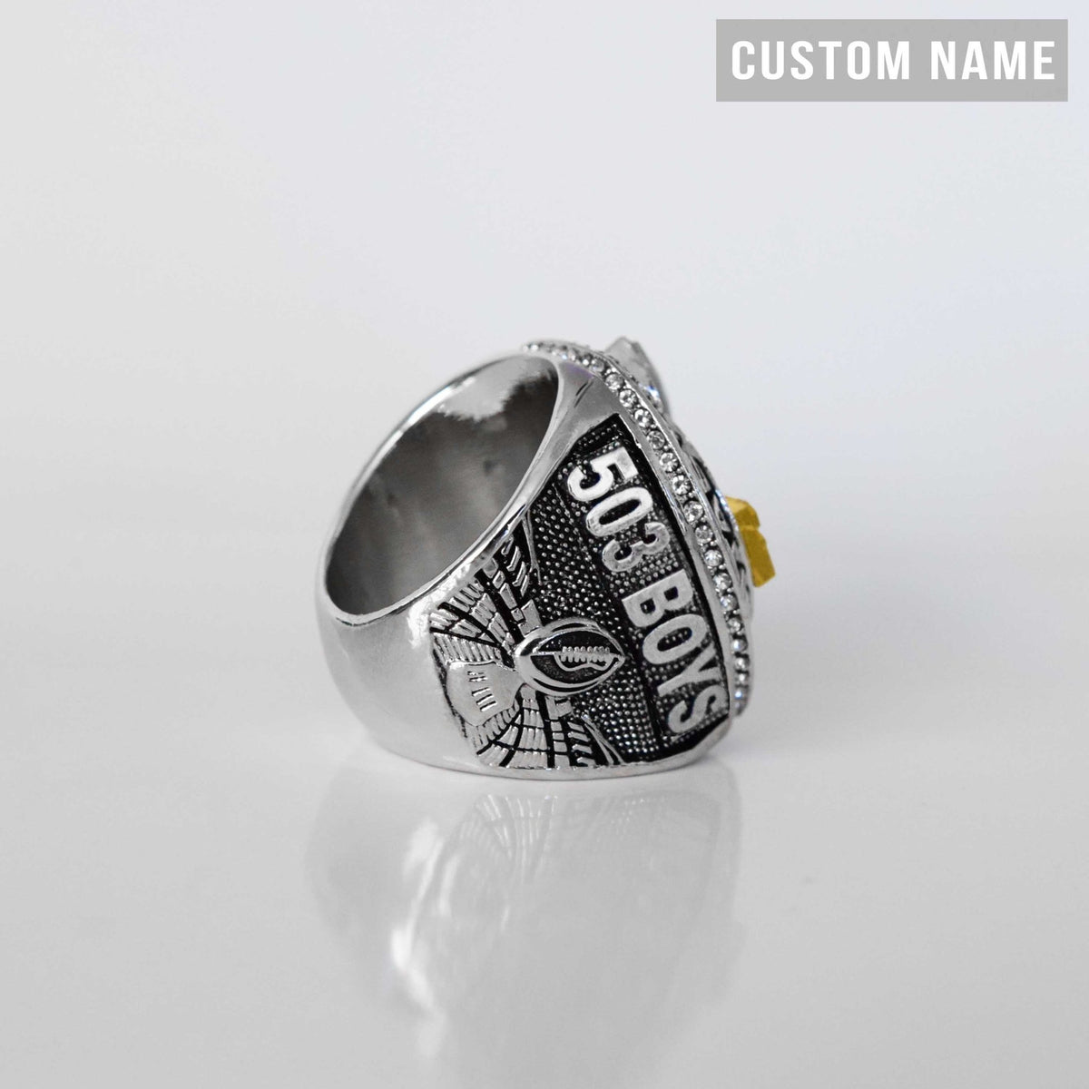 2024 Fantasy League Champion (Dynasty Champ) CUSTOM NAME (2 Custom Sides) - FoxRings Exclusive - FFL Football Championship Ring - Fox - Rings