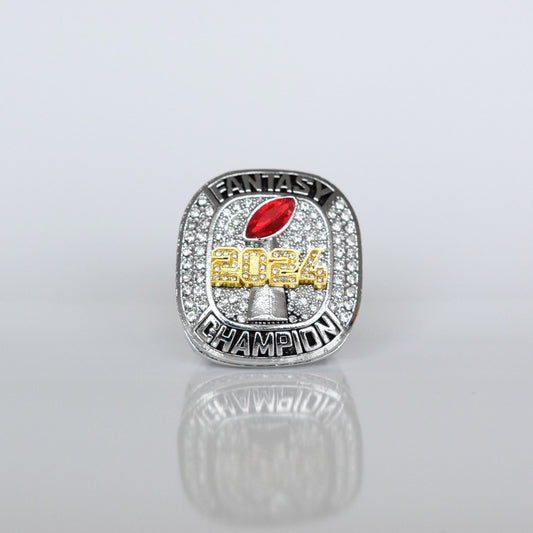 2024 Fantasy League Champion (Elite Design) Championship Ring CUSTOM NAME (2 Custom Sides) - FoxRings Exclusive FFL Football - Fox - Rings