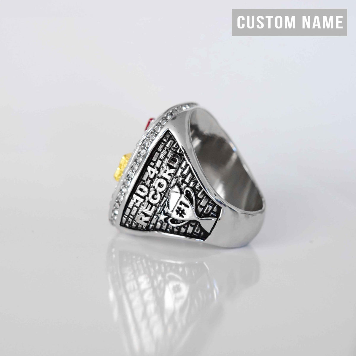 2024 Fantasy League Champion (Elite Design) Championship Ring CUSTOM NAME (2 Custom Sides) - FoxRings Exclusive FFL Football - Fox - Rings