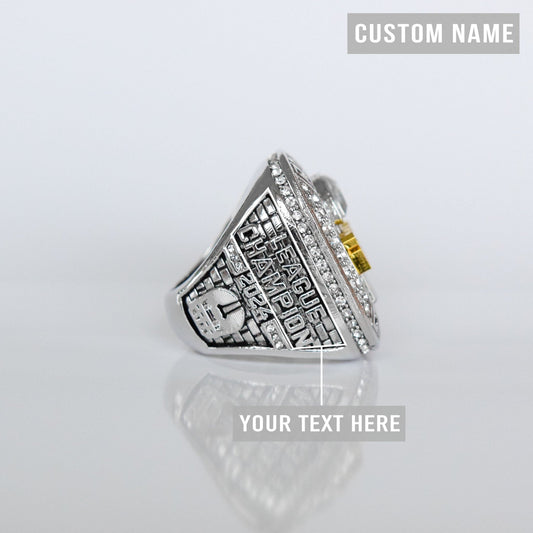 2024 Fantasy League Champion (Elite Design) Championship Ring CUSTOM NAME (2 Custom Sides) - FoxRings Exclusive FFL Football - Fox - Rings