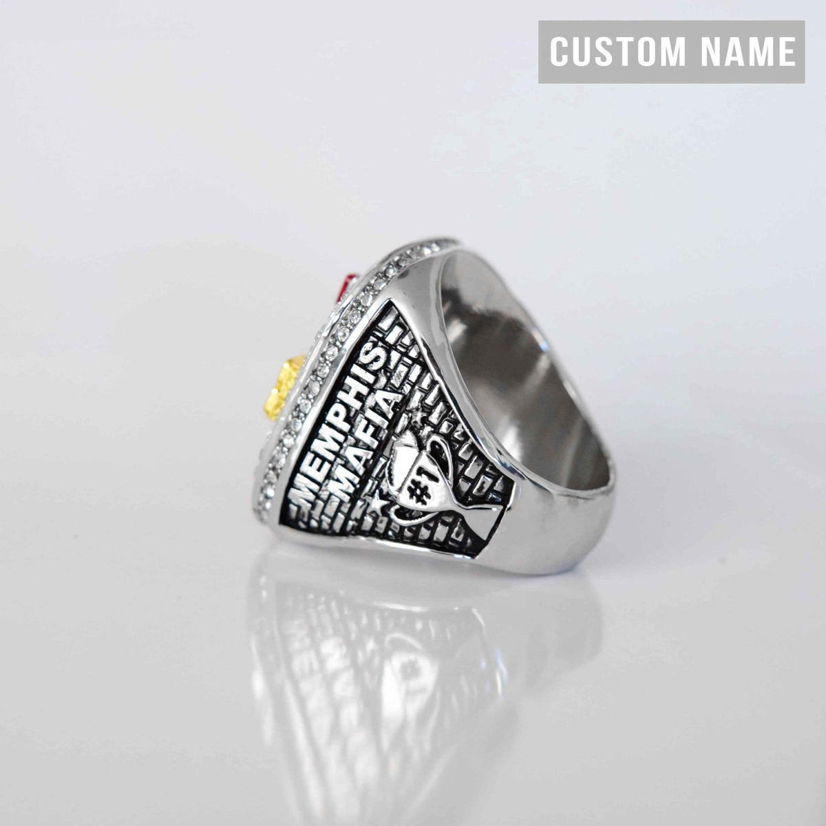 2024 Fantasy League Champion (Elite Design) Championship Ring CUSTOM NAME (2 Custom Sides) - FoxRings Exclusive FFL Football - Fox - Rings