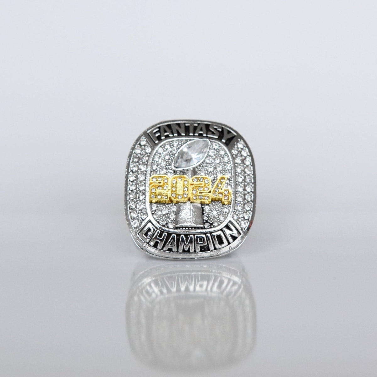 2024 Fantasy League Champion (Elite Design) Championship Ring CUSTOM NAME (2 Custom Sides) - FoxRings Exclusive FFL Football - Fox - Rings