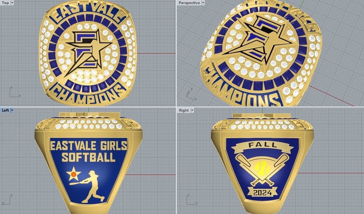 Eastvale Girls Softball Fall 2026 - Ring Order (160 Rings)