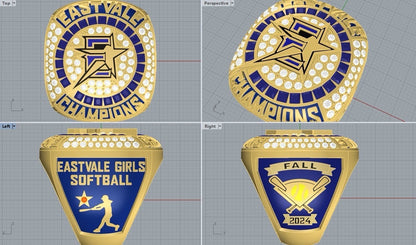 Eastvale Girls Softball Fall 2026 - Ring Order (160 Rings)