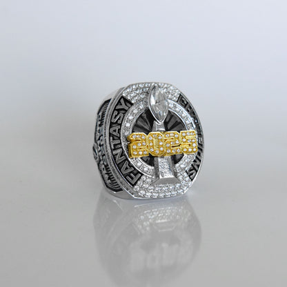 2025 Fantasy League Champion (Dynasty Champ) - FoxRings Exclusive - FFL Football Championship Ring