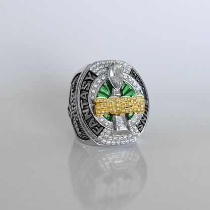 2025 Fantasy League Champion (Dynasty Champ) - FoxRings Exclusive - FFL Football Championship Ring