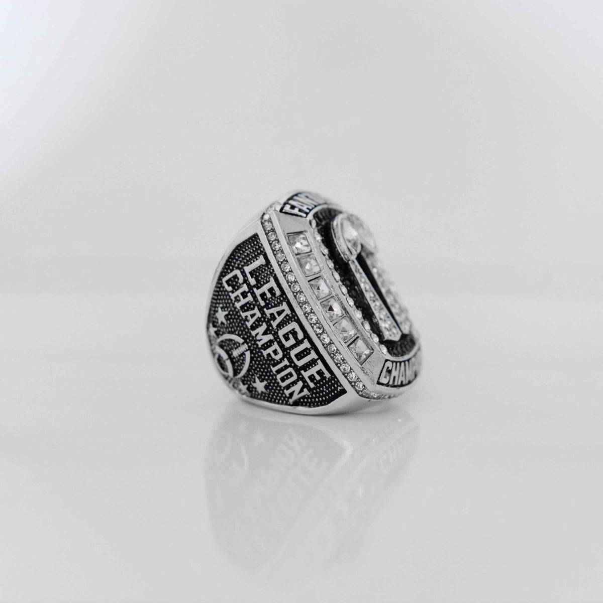 2 Time Fantasy League Champion - FoxRings Exclusive - Back to Back FFL Football Championship Ring