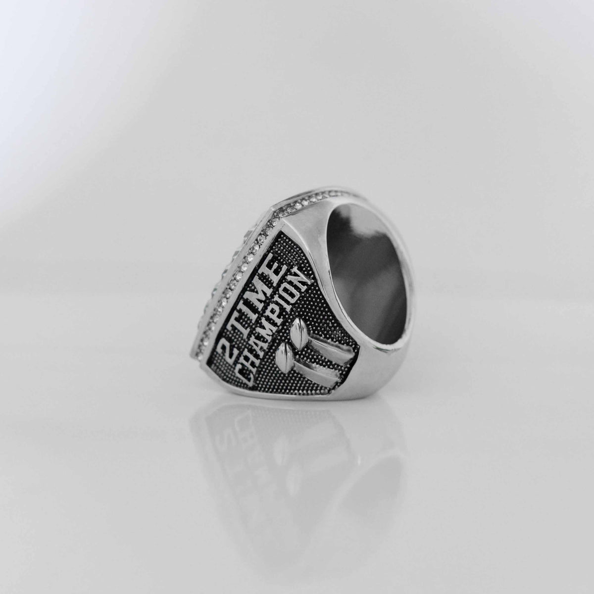 2 Time Fantasy League Champion - FoxRings Exclusive - Back to Back FFL Football Championship Ring