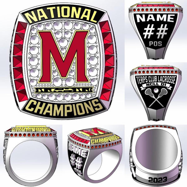 Terps Club Lacrosse (2023) Championship Ring