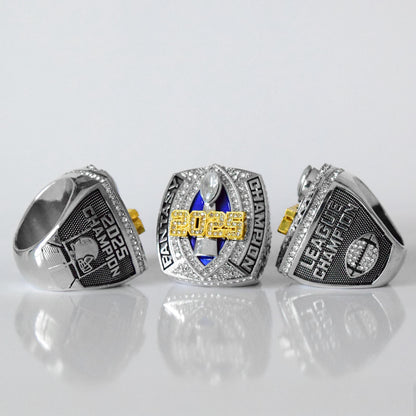 Fantasy 2025 GRIDIRON League Champion - FoxRings Exclusive - FFL Football Championship Ring