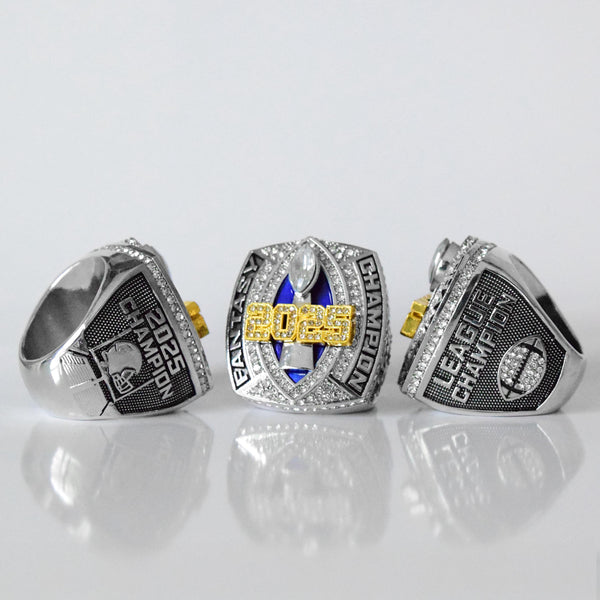 *PRE ORDER* Fantasy 2025 GRIDIRON League Champion - FoxRings Exclusive - FFL Football Championship Ring
