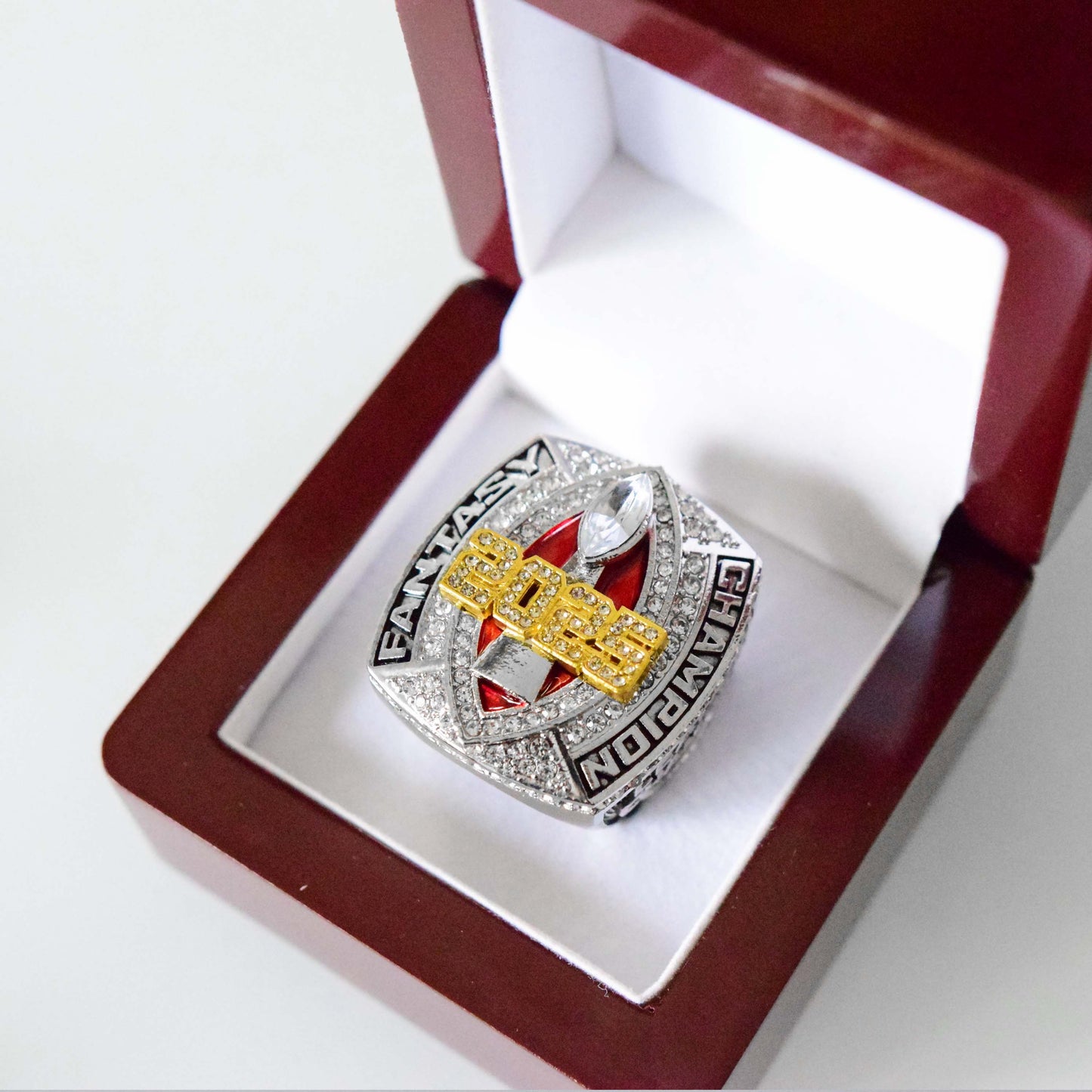 Fantasy 2025 GRIDIRON League Champion - FoxRings Exclusive - FFL Football Championship Ring