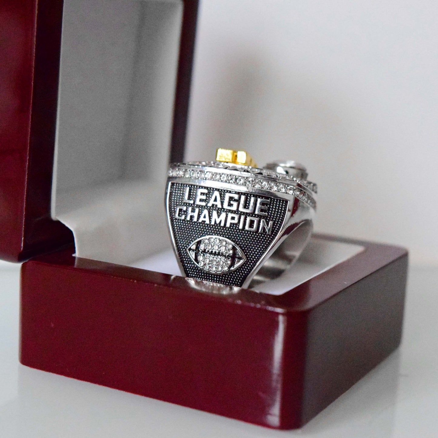 Fantasy 2025 GRIDIRON League Champion - FoxRings Exclusive - FFL Football Championship Ring