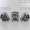 2 Time Fantasy League Champion CUSTOM NAME (2 Custom Sides) - FoxRings Exclusive - Back to Back FFL Football Championship Ring