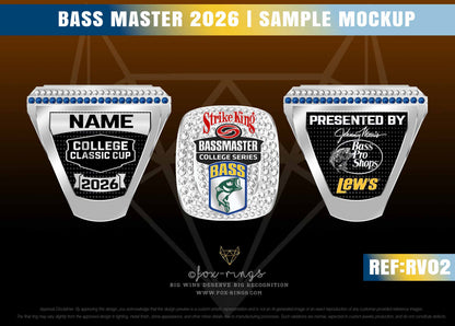 Bass Master 2026 - Ring Order (16 Rings)