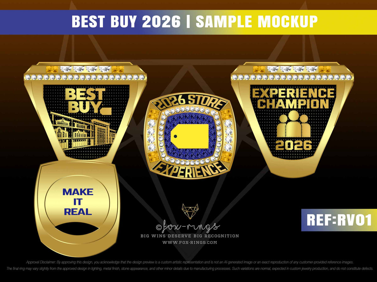 Best Buy Store Experience Leadership RINGS - 2026 Ring Order (15 Rings)