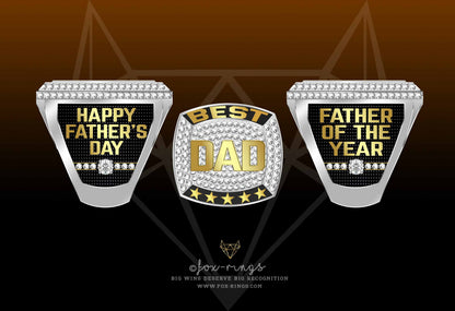 Father's Day Gift - Best DAD ★ ★ Championship Ring ★★