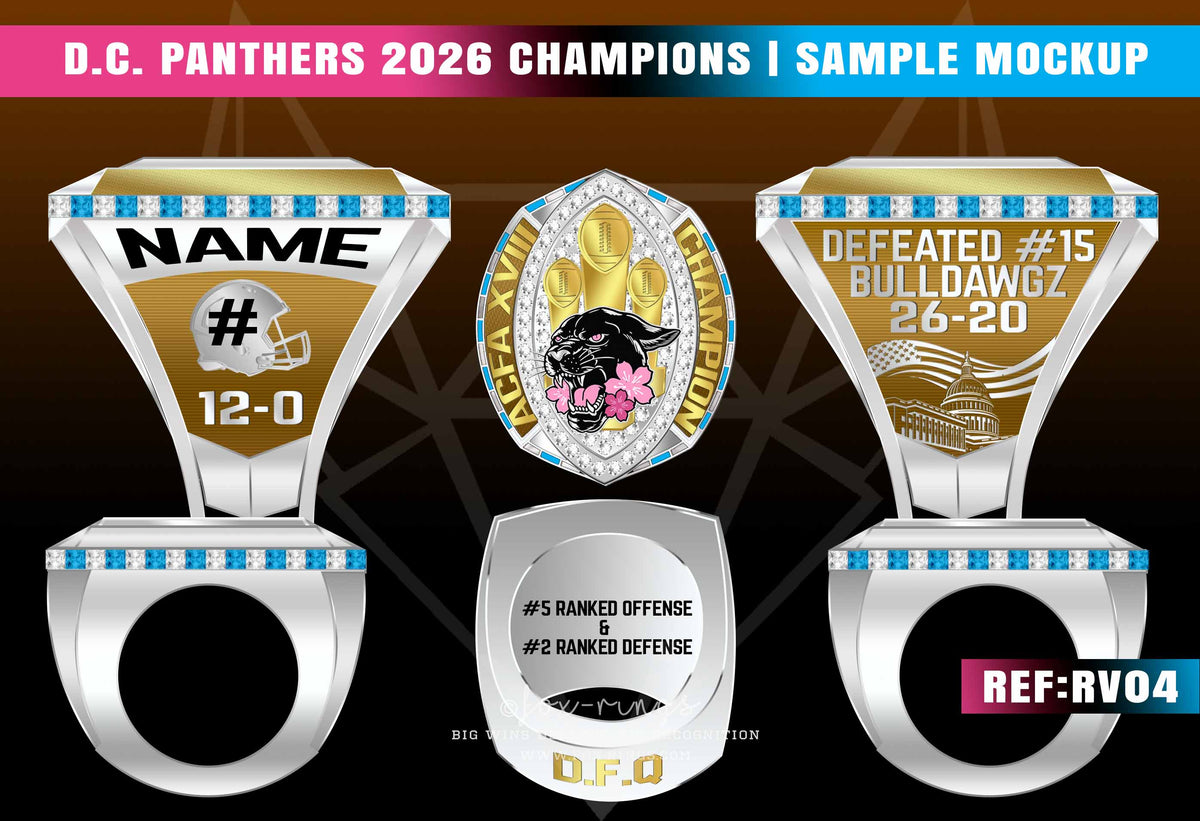 DC Panthers Championship Rings (2 Projects) - 2026 Ring Order - Payment 1