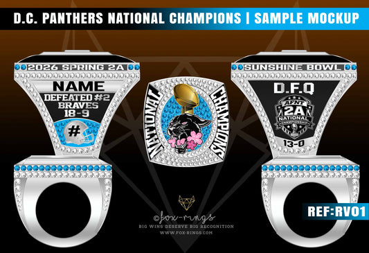 DC Panthers Championship Rings (2 Projects) - 2026 Ring Order - Payment 1