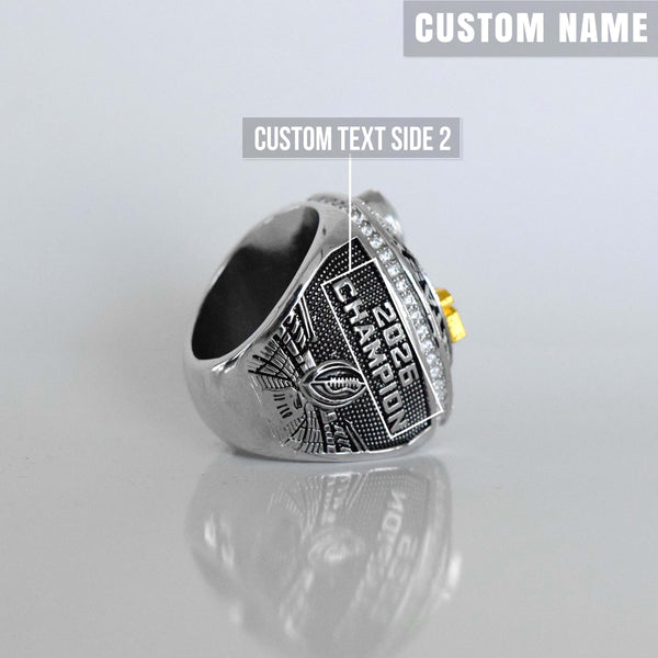 2026 Fantasy League Champion (Dynasty Champ) CUSTOM NAME (2 Custom Sides) - FoxRings Exclusive - FFL Football Championship Ring