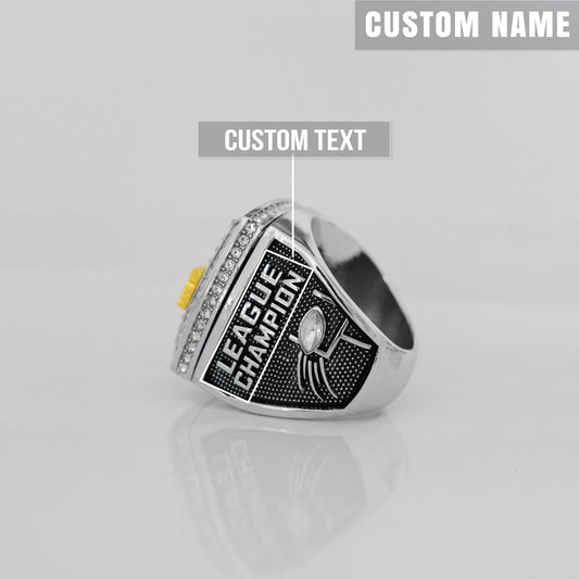 Flagship 2026 Fantasy League Champion CUSTOM NAME - FoxRings Exclusive - FFL Football Championship Ring