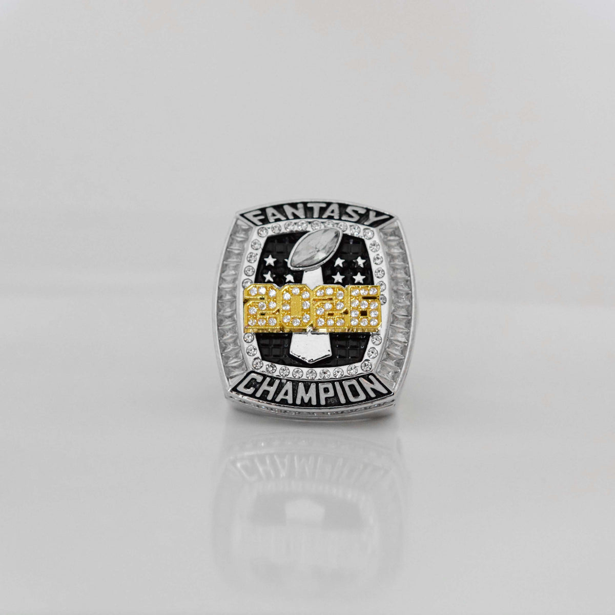 Flagship 2026 Fantasy League Champion CUSTOM NAME - FoxRings Exclusive - FFL Football Championship Ring