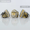 Fantasy Football League (2025) - CUSTOM NAME Championship Ring (Football Helmets Design)