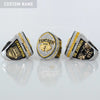 Fantasy Football League (2025) - CUSTOM NAME Championship Ring (Football Helmets Design)