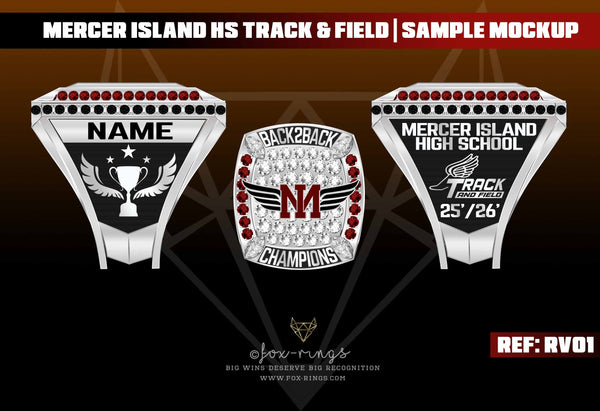Mercer Island High School Track & Field - 2026 Ring Order