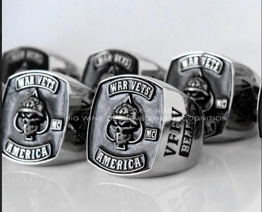 War Vets MC - Motorcycle Club Ring