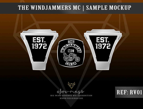 The WindJammers - Motorcycle Club (MC) Ring