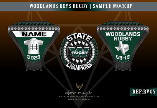 Woodlands Rugby - 2025 Championship Ring