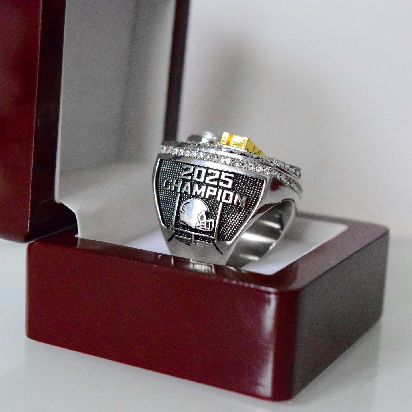 Fantasy 2025 GRIDIRON League Champion - FoxRings Exclusive - FFL Football Championship Ring