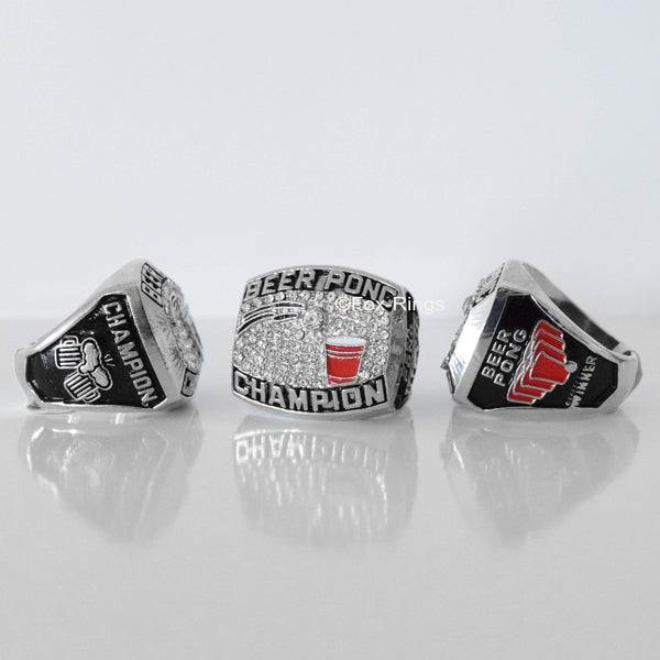 Beer Pong Championship Ring (CUSTOM NAME) - FoxRings Exclusive - Fox - Rings