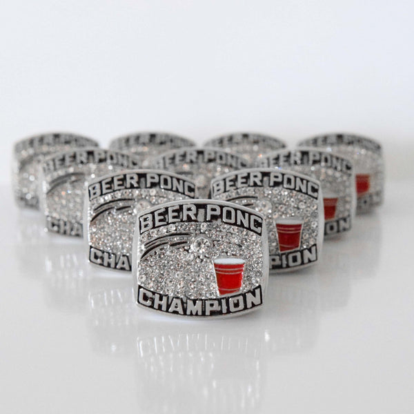 Beer Pong Championship Ring (CUSTOM NAME) - FoxRings Exclusive - Fox - Rings