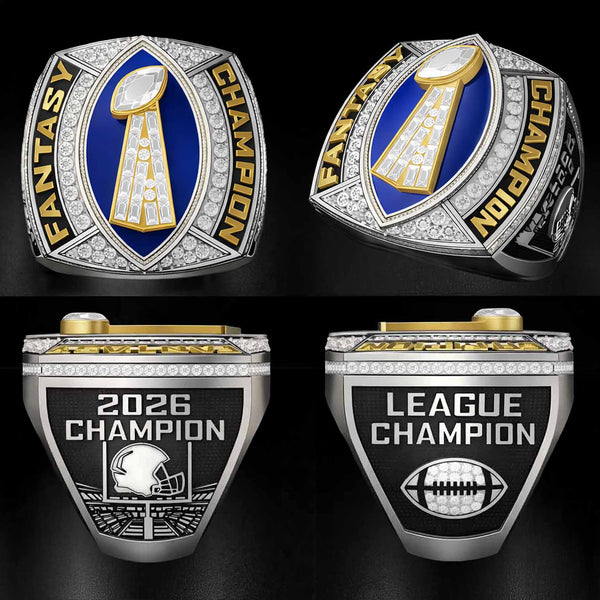*PRE ORDER* Fantasy 2026 LEGACY League Champion - FoxRings Exclusive - FFL Football Championship Ring