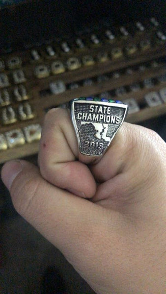 Churchill Bulldogs (2019) State Champions Ring - Fox - Rings