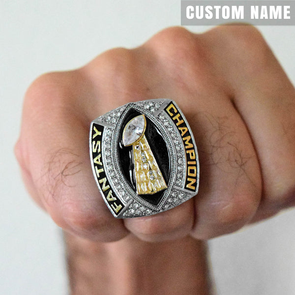 Fantasy LEGACY League Champion - CUSTOM NAME (2 Custom Sides) - FoxRings Exclusive FFL Football