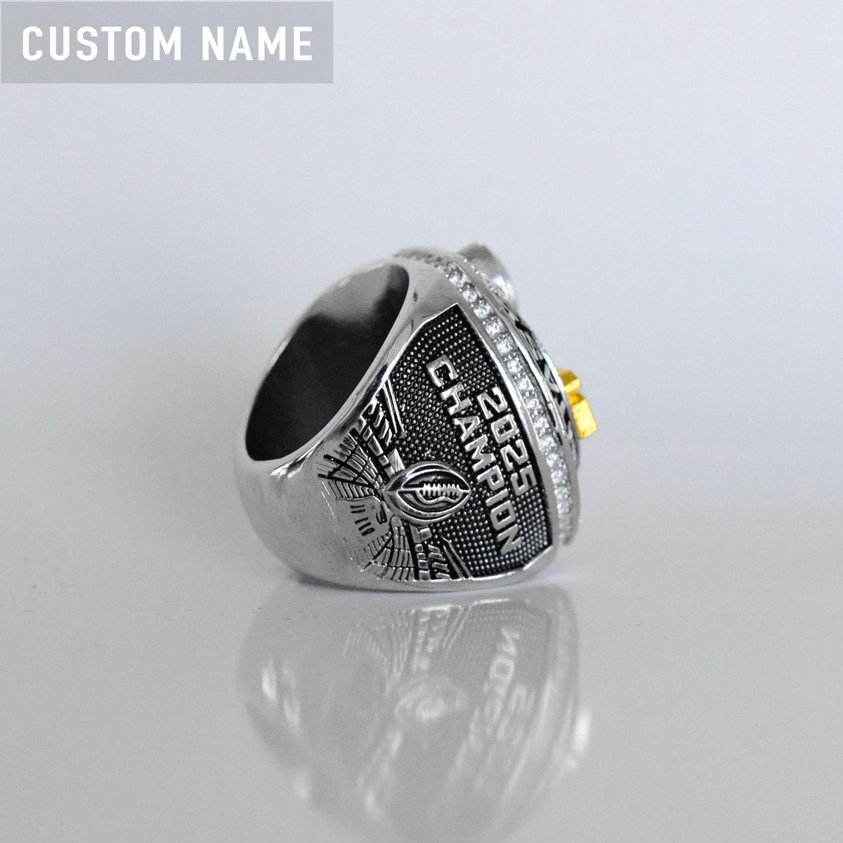 Fantasy 2025 League Champion (Dynasty Champ) CUSTOM NAME - FoxRings Exclusive - FFL Football Championship Ring