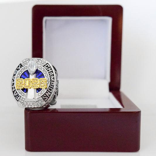 2026 Fantasy League Champion (Dynasty Champ) - FoxRings Exclusive - FFL Football Championship Ring